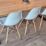 3 Eames Style Dining Chairs Image 3