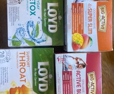 4 boxes of Health Teas and 1 month supply Collagen Powder