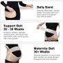 Pregnancy Support Belt, Pelvic Maternity Belt for Pregnant Women Adjustable No-Slip Pregnancy Maternity Belly Bands Support Belt Image 4