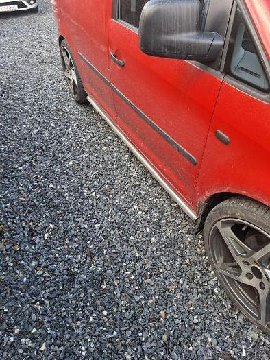 VW Caddy Stainless Steel Side Bar.