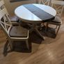 Round Dining Table   4  Chairs Set Image 3