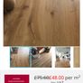 Oak Wood flooring 1 pack 2.88m2 with underlay Image 6