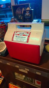 1985 Budweiser 6pack carry case/cooler