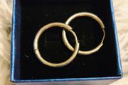 Endless Hoops Silver Round Earrings Minimalist Jewelry
