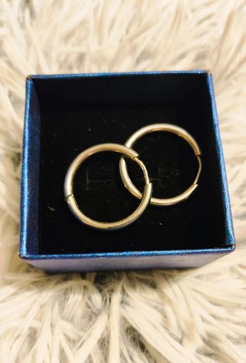 Endless Hoops Silver Round Earrings Minimalist Jewelry
