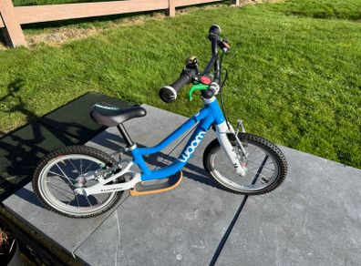 Woom Balance Bike GO 1 Plus Blue