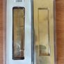 Heavy Brass Letter Plate 10x3 inch with free brass knocker Image 2