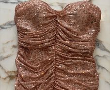 dress sequins gold party