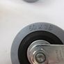 Blickle Swivel Castor 50mm x 18mm Rubber Tyre X 4 Caster Image 4