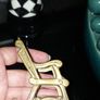 Vintage brass rocking chair Image 2