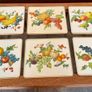 Vintage Pimpernel England Cork Backed Table Mats Fruit Medley 1970s Image 2