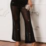 BNWT Black Mesh Trousers - great for a party Image 3