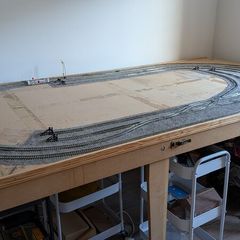 model railway baseboard and stand
