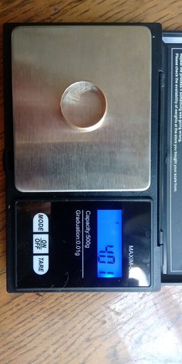 9ct men's heavy gold band 4g size S