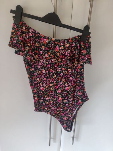One Shoulder Floral Bodysuit