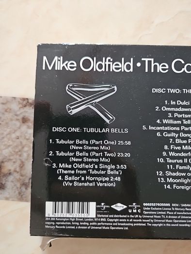 Mike Oldfield 2CD Boxset  - The Collection