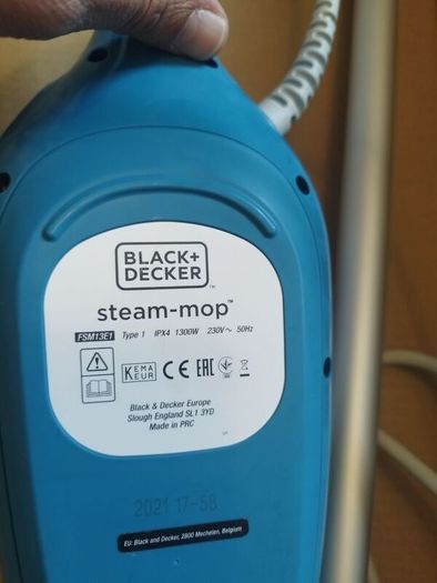 Black and Decker Steam Mop - Used Twice