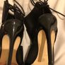 river island black stappy high heels Image 6