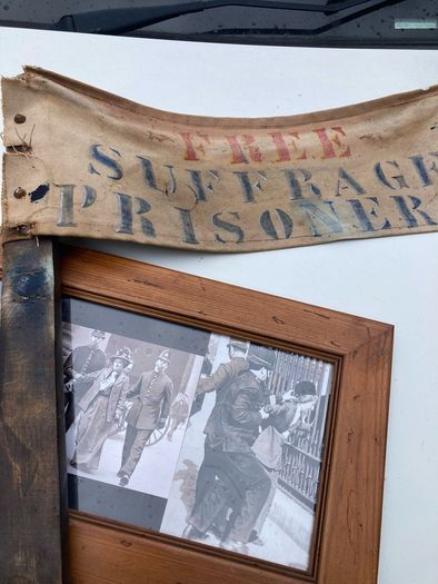 Suffragette banner