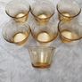 Vintage(70s) Amber Glass Custard Cups or Ramekins Image 5