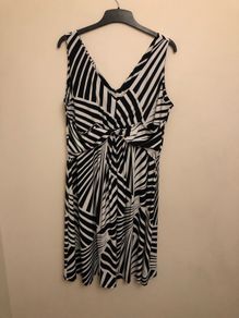 Gallery navy & white dress (size 16)