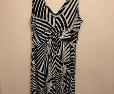 Gallery navy & white dress (size 16)