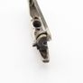 Vintage Sterling Silver Mother Of Pearl Bar Brooch Image 4