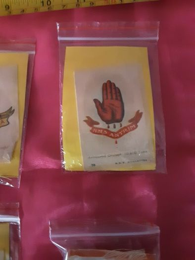 vintage silk ensigns: militaria