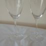 A pair. 2 x Vintage Wine Glasses. Geometric patterned elegant wine glasses. FREE Stopper. Image 6