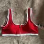 BNWT River Island Studios Poolside Red Bright Sports padded bra size UK18 cup C Postage included Image 2