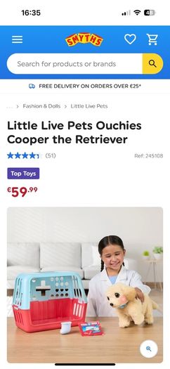 Little Live Pets Ouchies.. Cooper