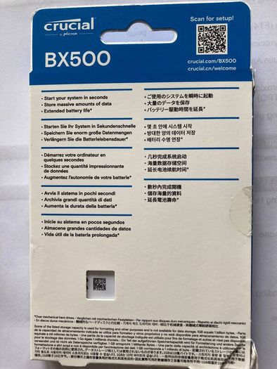 Crucial BX500 1TB 2.5-inch SATA SSD - Brand New