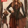 Viking Barbarian Queen Costume (M) Perfect condition Image 2