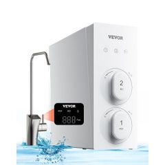Reverse Osmosis System, 600 GPD 8-stage Tankless Reverse Osmosis Water Filter, NSF Certified TDS Reduction, Under Sink Water Filtration System with Smart Display Faucet, 2:1 Pure to Drain Ratio