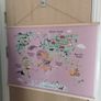 New World Animal Map Canvas Poster Image 5