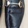 Black Leather Loafers, Office, size 7 Image 5