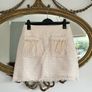 Zara Pink Gold Ostrich Feather Mini Skirt Size M Image 2