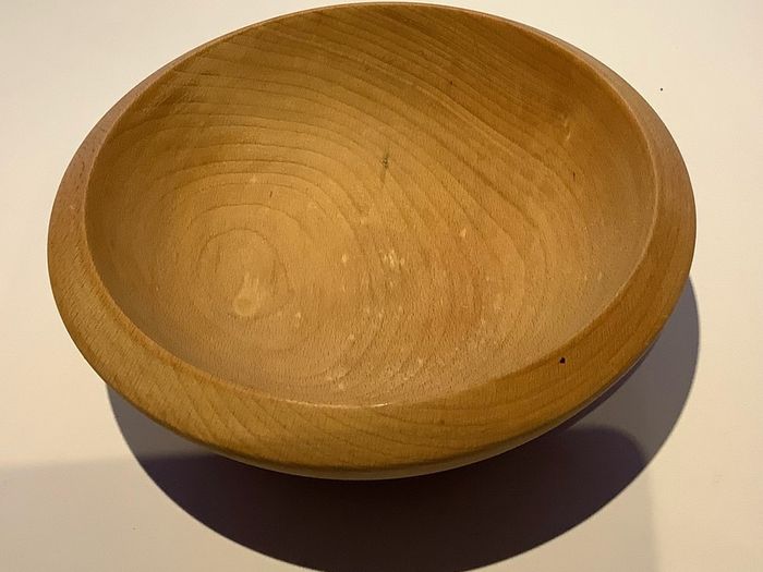 Handcrafted wooden bowl