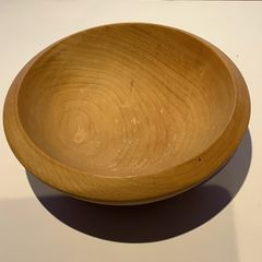 Handcrafted wooden bowl