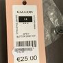 Gallery Grey Top Size 14 Brand New Image 3