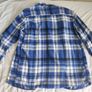 Blue Checkered Shirt 9th Avenue M Size 100% Cotton Image 3