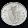 #731 - Ireland - 1959 - Florin - Toned - AU - KM.15a Image 2