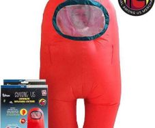 Among Us Inflatable Official Costume Red