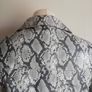 Monki Faux Leather Snake Print Crop Ladies Jacket Grey New With Tags CAN POST Image 5