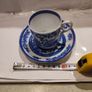 Antique 1930 small coffee cup and saucer Indian Tree China Image 2