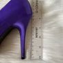 Purple Peeptoe Heels Image 5