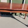 Vintage Queen Anne Style Side Table  Mahogany Finish Image 2