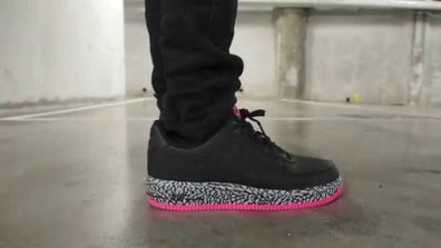 Nike Air Force 1 Low PRM Hyper Pink Black Elephant Print UK 11 / US 12 DEADSTOCK