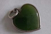 Pendant - Charm - Jade Heart