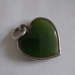 Pendant - Charm - Jade Heart